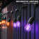 0.5 Watt S14 LED Colored String Light Bulb, Purple and Orange, E26/Medium (Standard) Base