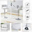 Tabouret de comptoir pivotant rembourré à hauteur réglable avec structure en métal (ensemble de 2)-1647277694-1647277688