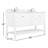Amyra Hoefer 60" Double Bathroom Vanity Set-1147335528