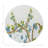 Cherry Blossom Blue Vegan Leather Round Coasters-119015067