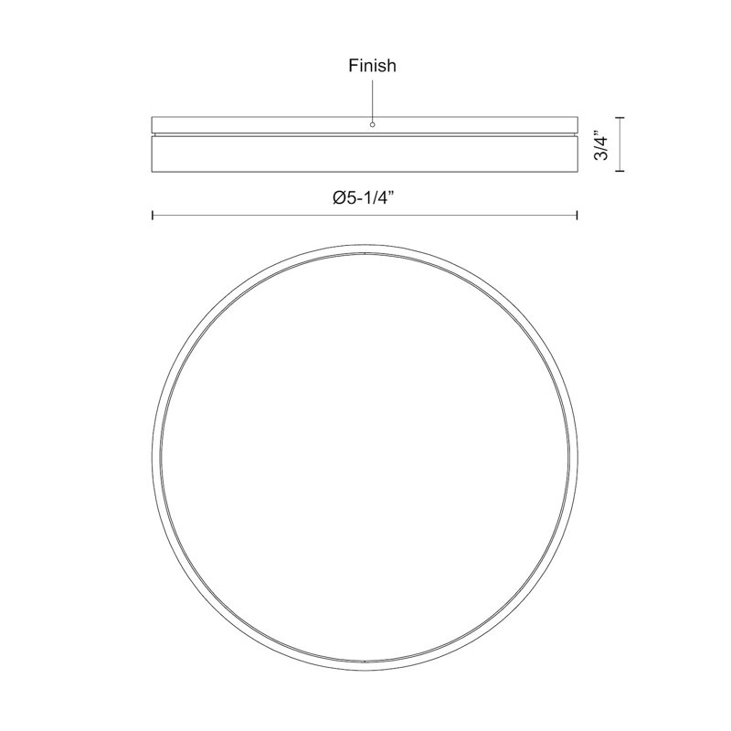 Novel 1 - Light LED Flush Mount