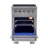KUCHT Professional 24 in. 2.5 cu. ft. Natural Gas Range and Convection Oven in Stainless Steel with True Simmer Burners-99143089