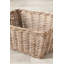 Hand Woven Wicker Laundry Hamper with Handles
