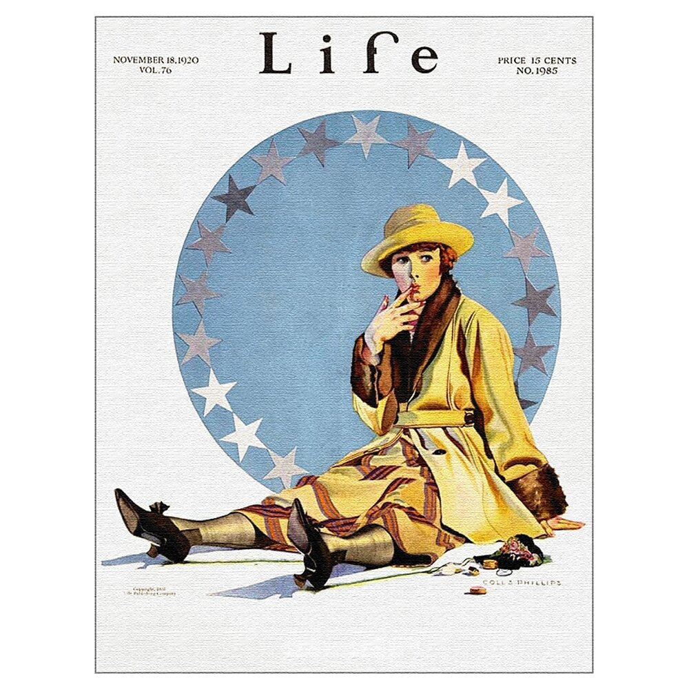 Leinwandbild Life Magazine November 1920 von C. Coles Phillips