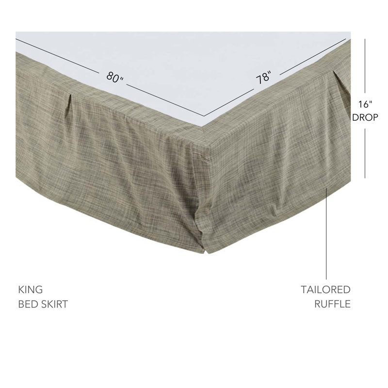Vincent Tailored Bed Skirt, King