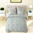 -Piece Cal King Bedding Sets, Microfiber Comforter Set, Modern Bedroom