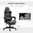 Vinsetto Racing Gaming Chair Diamond PU Leather Office Gamer Chair High Back Swivel Recliner With Footrest-666963310