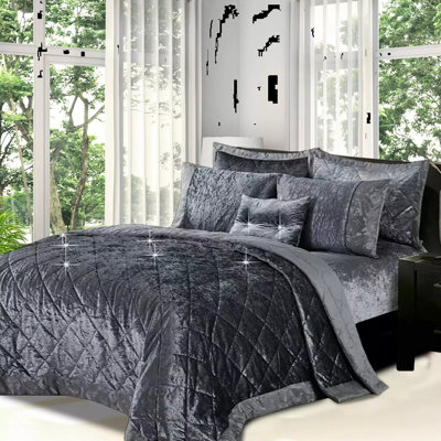 Polyester Bedspread with Pillow Shams Included