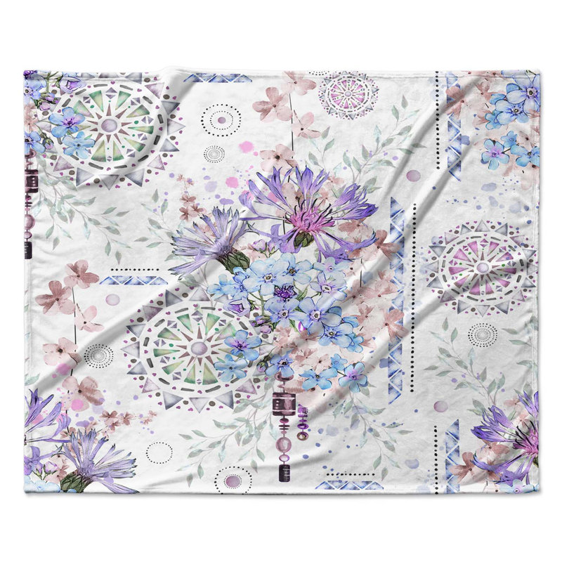 Blue Dream Polyester Comforter, Queen Comforter + 2 Standard Pillowcases