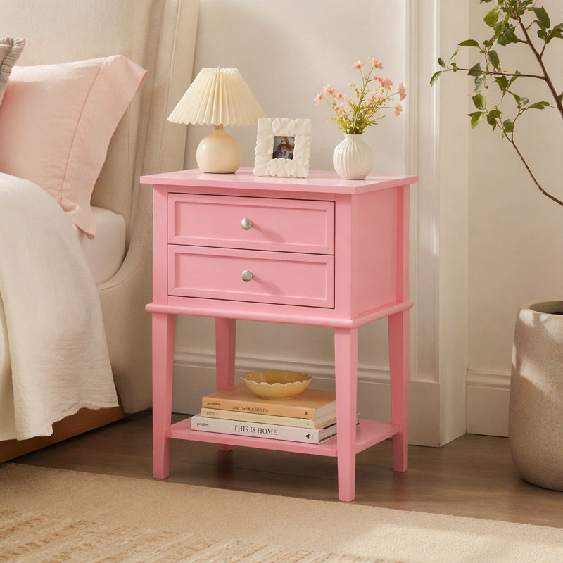 Tables de bout pour chambre à coucher, Rose