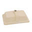 Lavabo de salle de bain rectangulaire encastré en céramique blanche 21 "x 13" avec trop-plein