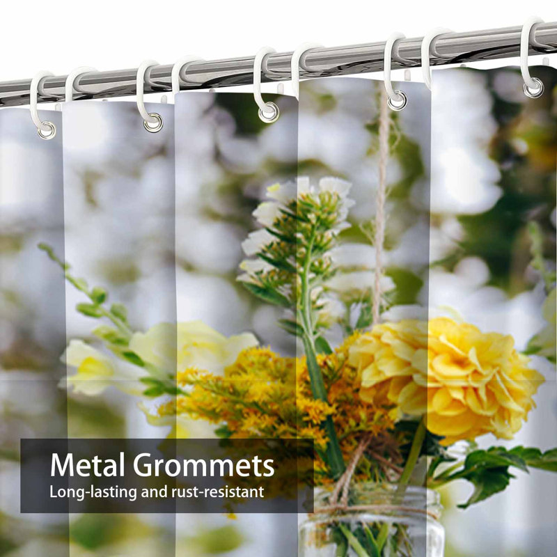Tournesols fleurs jaunes décoration rustique abstrait artistique avec 12 crochets, L 72 po x l 78 po
