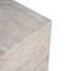 Outdoor Travertine Lightweight Concrete Side Table