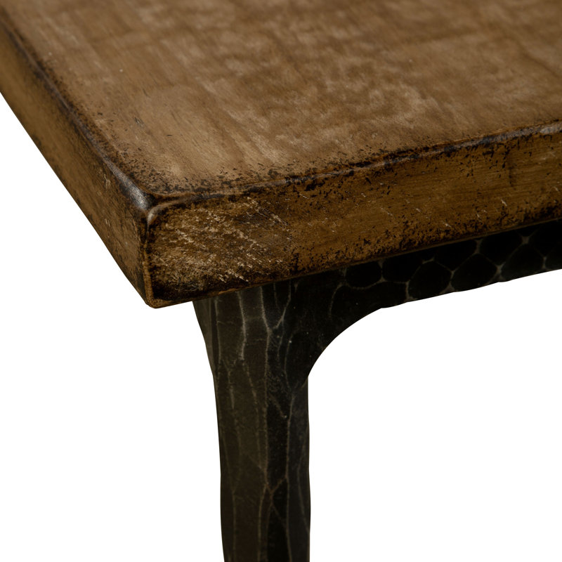 Console Outi en pin récupéré, naturel antique