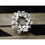 Couronne en faux coton 14 po