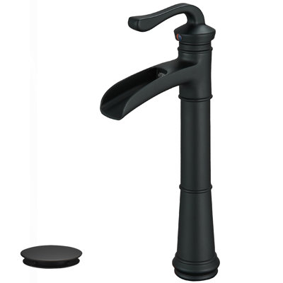 Single-handle Bathroom Faucet with Drain Assembly