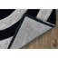 Tapis gris fumé / noir à poils longs Fitts-1745982061
