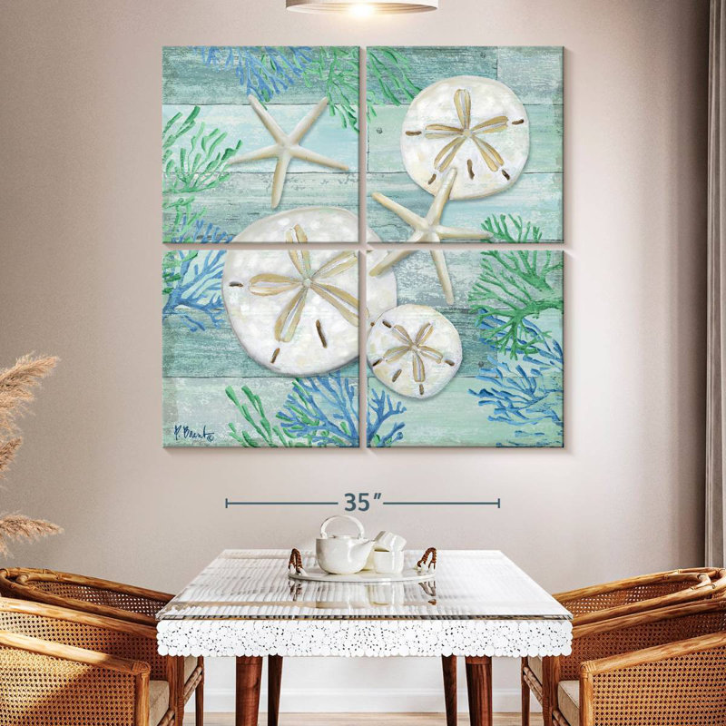 Brampt Clearwater Shells II, 50" H x 50" W