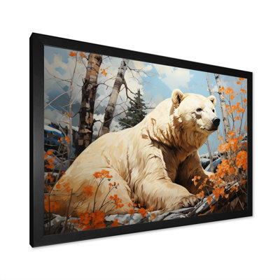 «Bear Majestic Bear Pastoral I», reproduction d'art sur toile