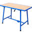 Banc à outils pliable de 660 lb, longueur 47 pouces et largeur 24,5 pouces, bleu pour les postes de travail multifonctionnels de taille 47 x 24,5 pouces, pour les petits espaces de vie
