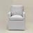 Cheryal 25" Wide Modern No Assembly Upholstered Linen Down Fill Dining Armchair with Interchangeable Casters & Fixed Feet -1886890406