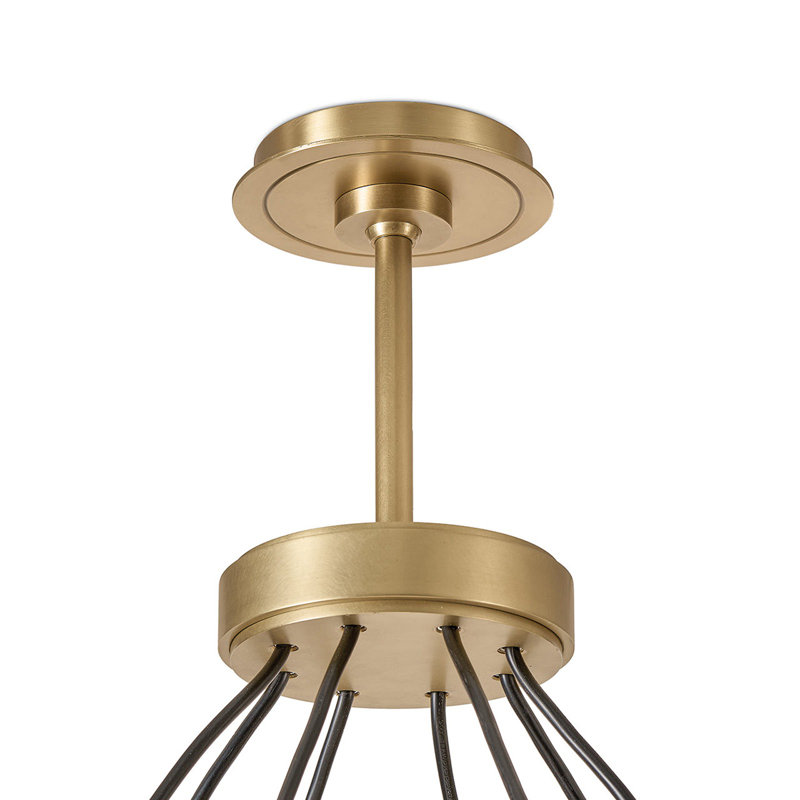 Dixon Chandelier (Natural Brass), Natural Brass