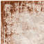 Abrienne Soft Shiny Border Orange/Grey Rug-462763552