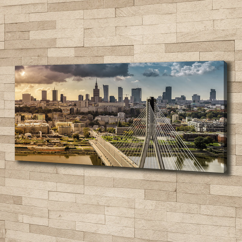 Warsaw Poland - Wrapped Canvas Print