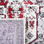 Tapis oriental rouge / gris-1459065489