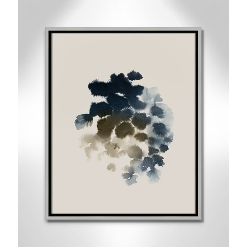 «Emerald Azure II» par Casa Fine Arts, Argent, H 21,5 po x l 17,5 po
