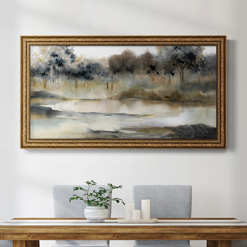 Serene River - reproduction de photo sur toile, H 25 po x l 45 po x P 1 po