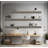 Emerald Lee 3 Piece Oak Floating Shelf