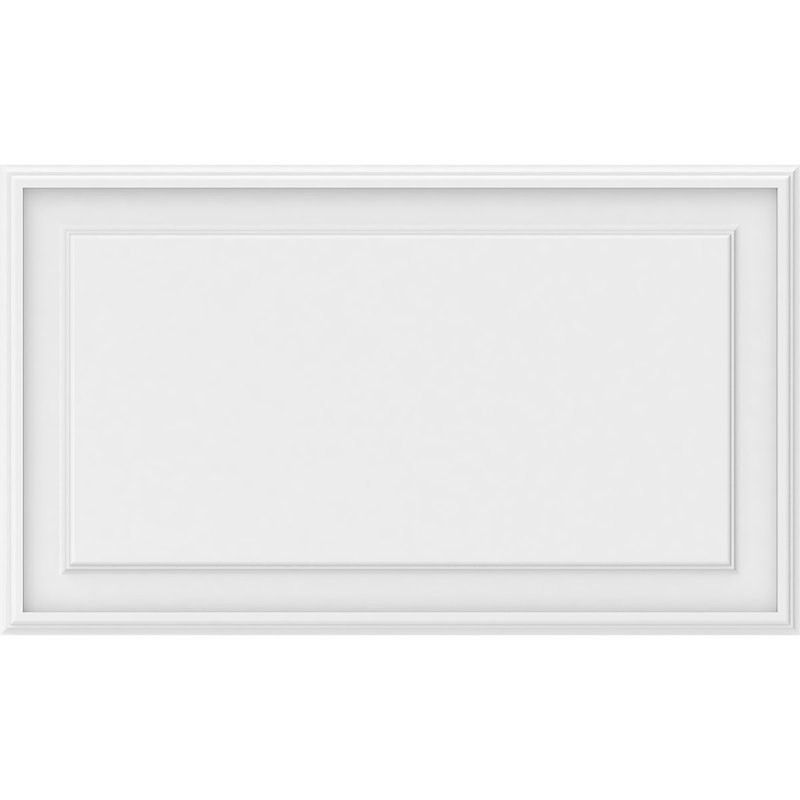Legacy Raised Decorative Wall Panel, 20"H x 34"W x 0.63"D