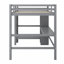 Loft Bed With Multifunction Shelves And Under-Bed Desk-911610191