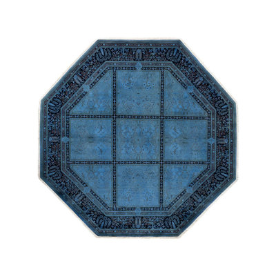Cronius One-of-a-Kind 7' 1" X 7' 1" Hand Knotted Area Rug