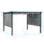 Pergola en aluminium avec auvent Aoodor-90610977-90610978