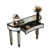 Argent / noir antique