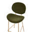 Luana Upholstered Counter Stool with Metal Frame-121394624