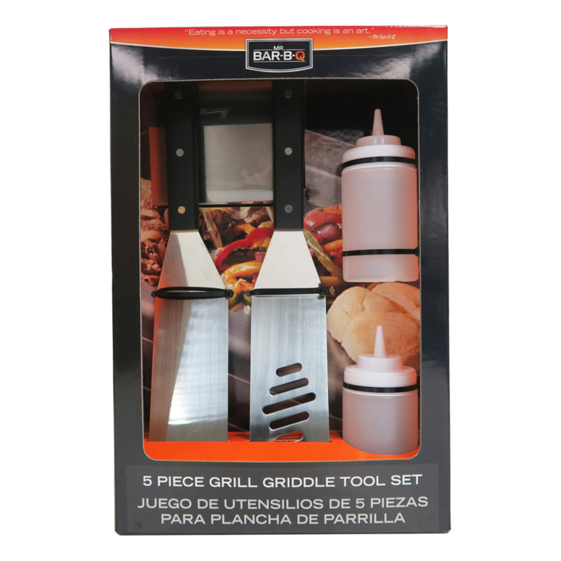 Stainless Steel Grilling Tool Set