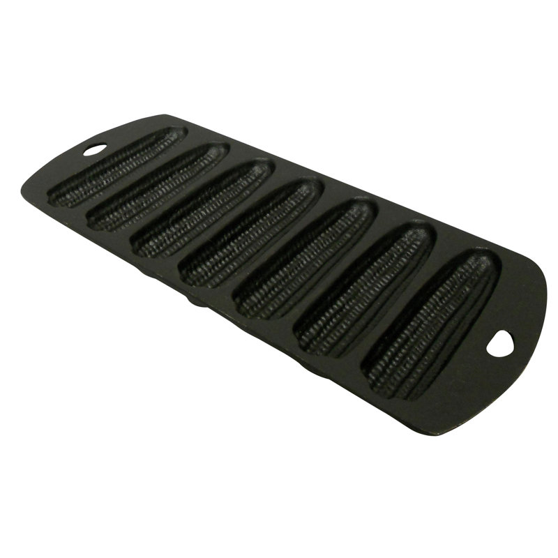 King Kooker Seasoned Cast Iron Cob-Shaped Cornbread Pan