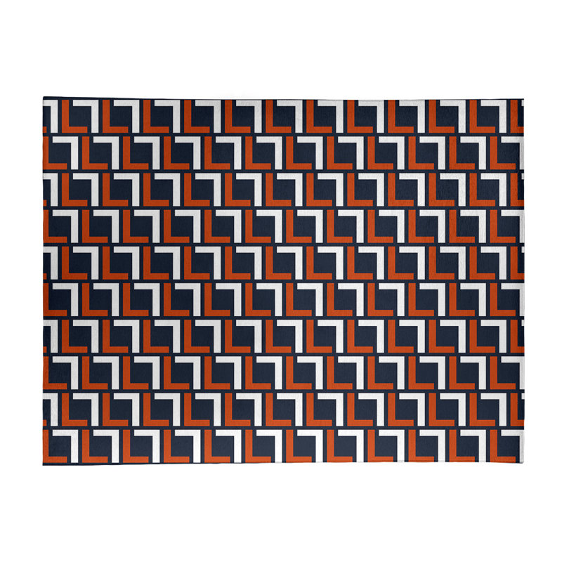 Geometric Indoor Rug, Rectangle 9' x 12'