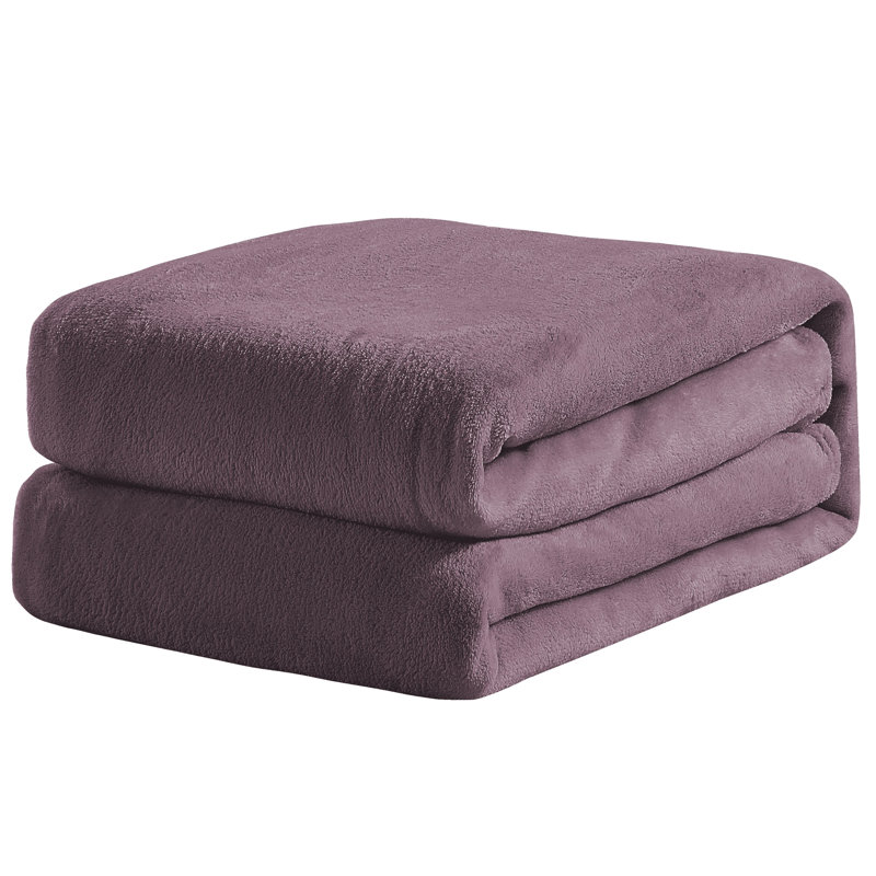 Couverture en soie Everman, Très grand, Mauve