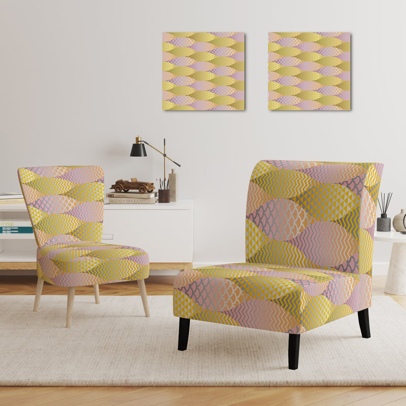 Fauteuil de chambre en tissu Golden