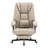 Faux Leather Ergonomic Executive Office Chair Computer Chair with Footrest(Beige)-118090525