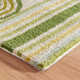 Button Kit Kemp x Annie Selke Button Olive Hand Micro Hooked Wool Rug