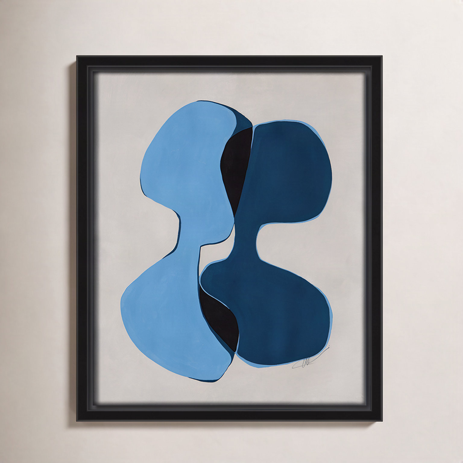 In Unity Collection "In Unity I" Print, 11.5" H x 9.5" W x 2" D, Black Framed