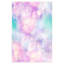 Tapis abstrait en polyester tissé à plat à la machine Aspazia - rose / bleu-88219601