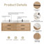 Meuble-lavabo double 72 po avec plateau Cristo-791218788