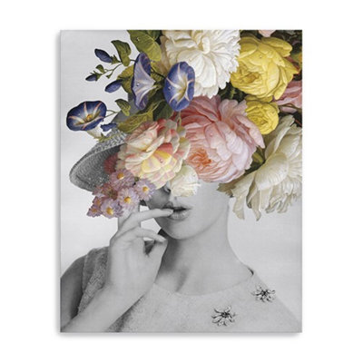 Glamour Garden Party Dress Up, impression murale sans cadre