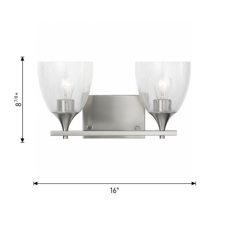 Toffino Vanity Light, 2, Chrome